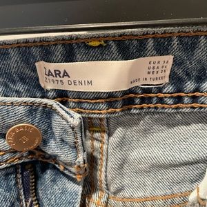 zara straight fit jeans